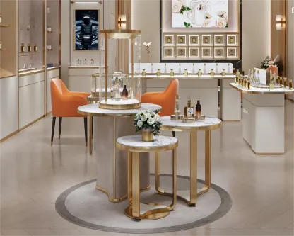 Custom Luxury Jewelry Island Showcase