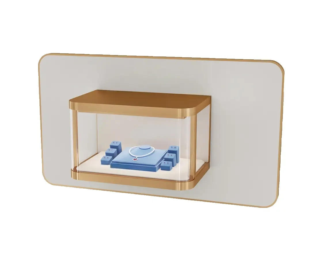 Custom Luxury Jewelry Wall Display Cabinet