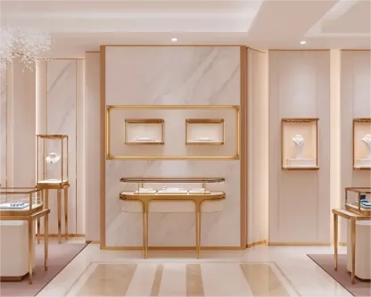 Custom Luxury Jewelry Wall Display Cabinet