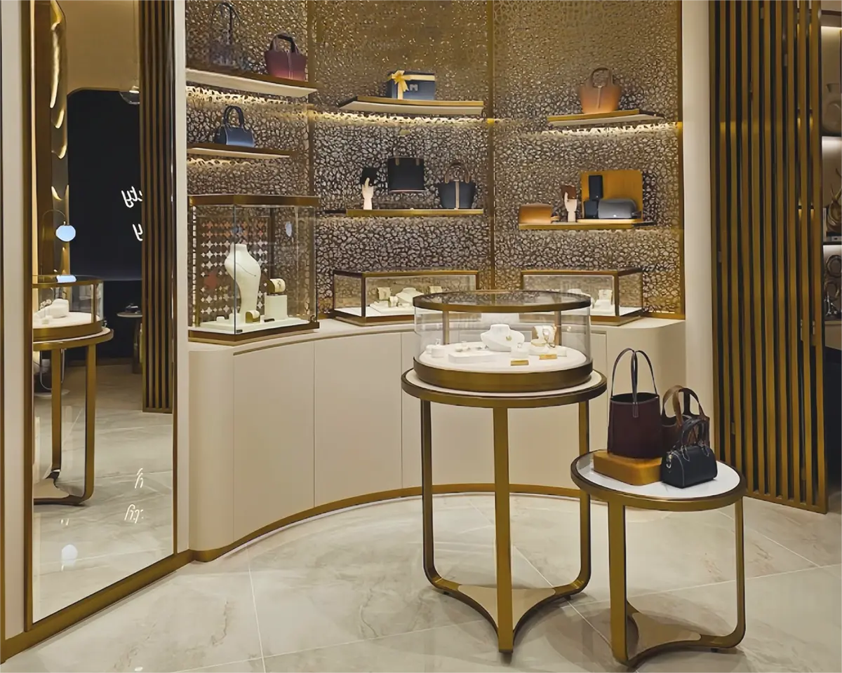 Custom Luxury Jewelry Island Showcase