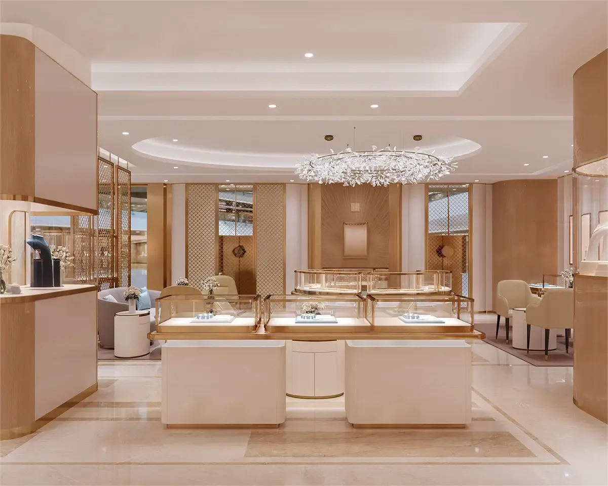Custom Luxury Jewelry Display Cabinet