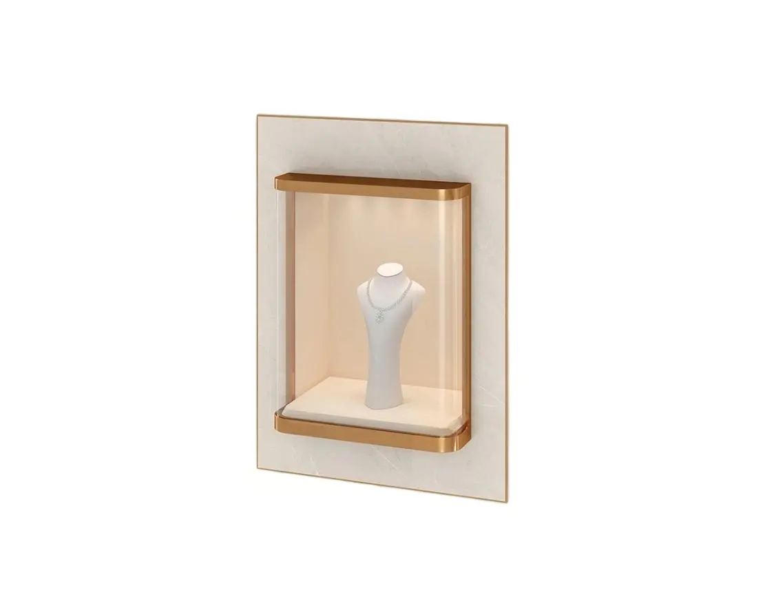 Custom Luxury Jewelry Wall Display Cabinet