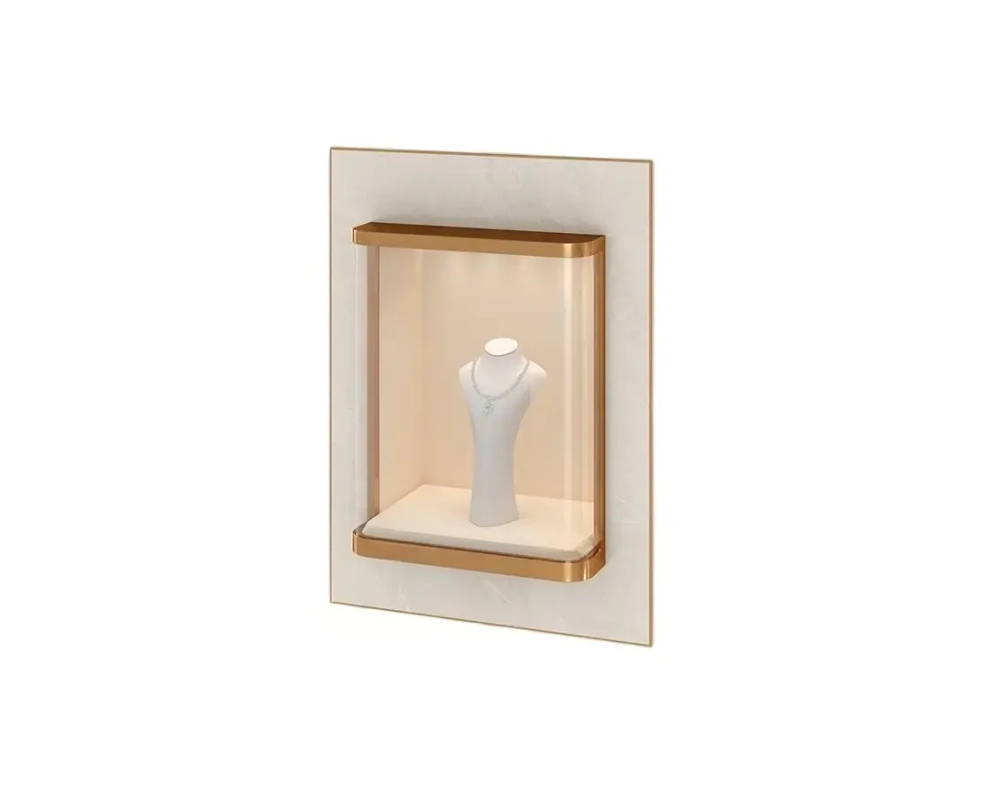 Custom Luxury Jewelry Wall Display Cabinet