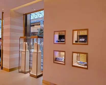 Custom Luxury Jewelry Tall Display Cabinet