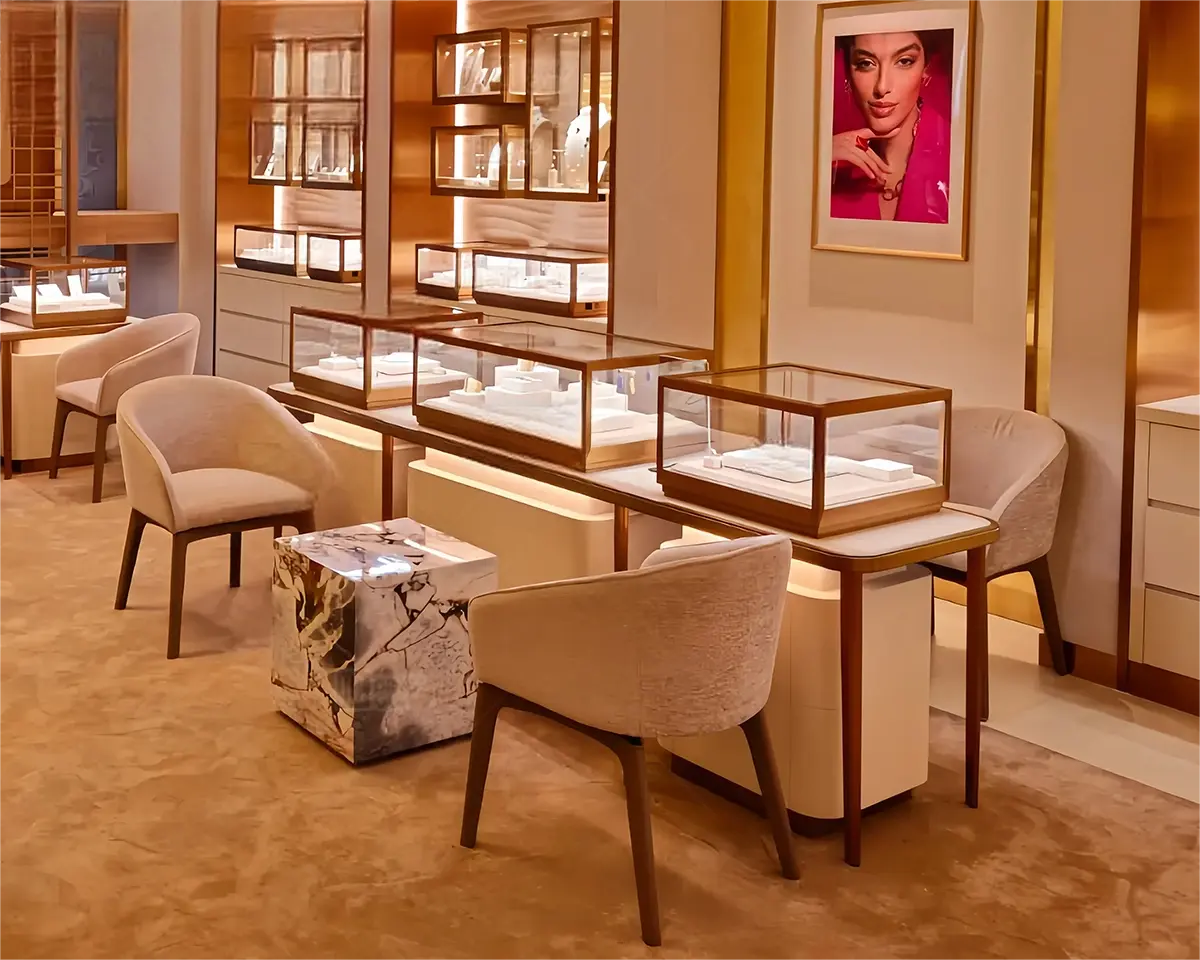 Custom Luxury Jewelry Display Cabinet