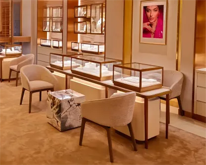 Custom Luxury Jewelry Display Cabinet