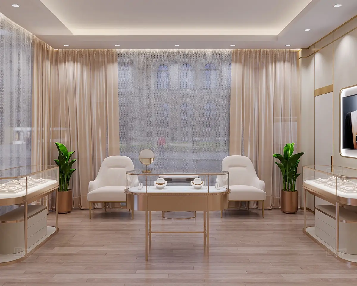 Custom Luxury Jewelry Display Cabinet