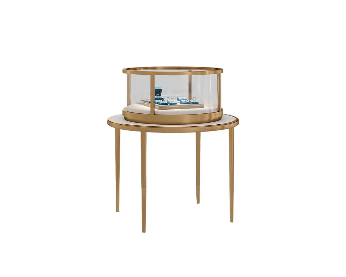 Custom Luxury Jewelry Island Showcase