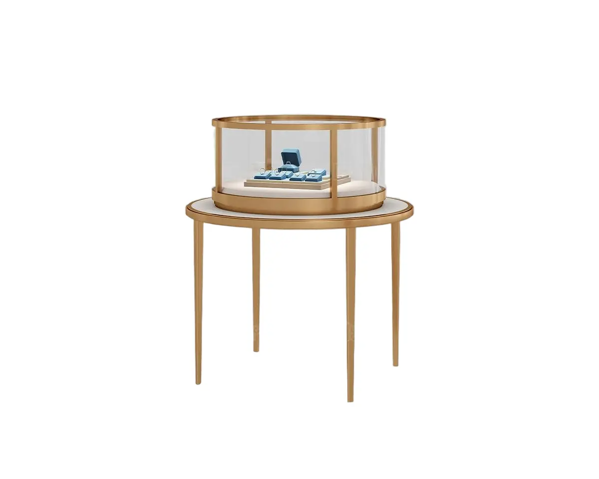 Custom Luxury Jewelry Island Showcase