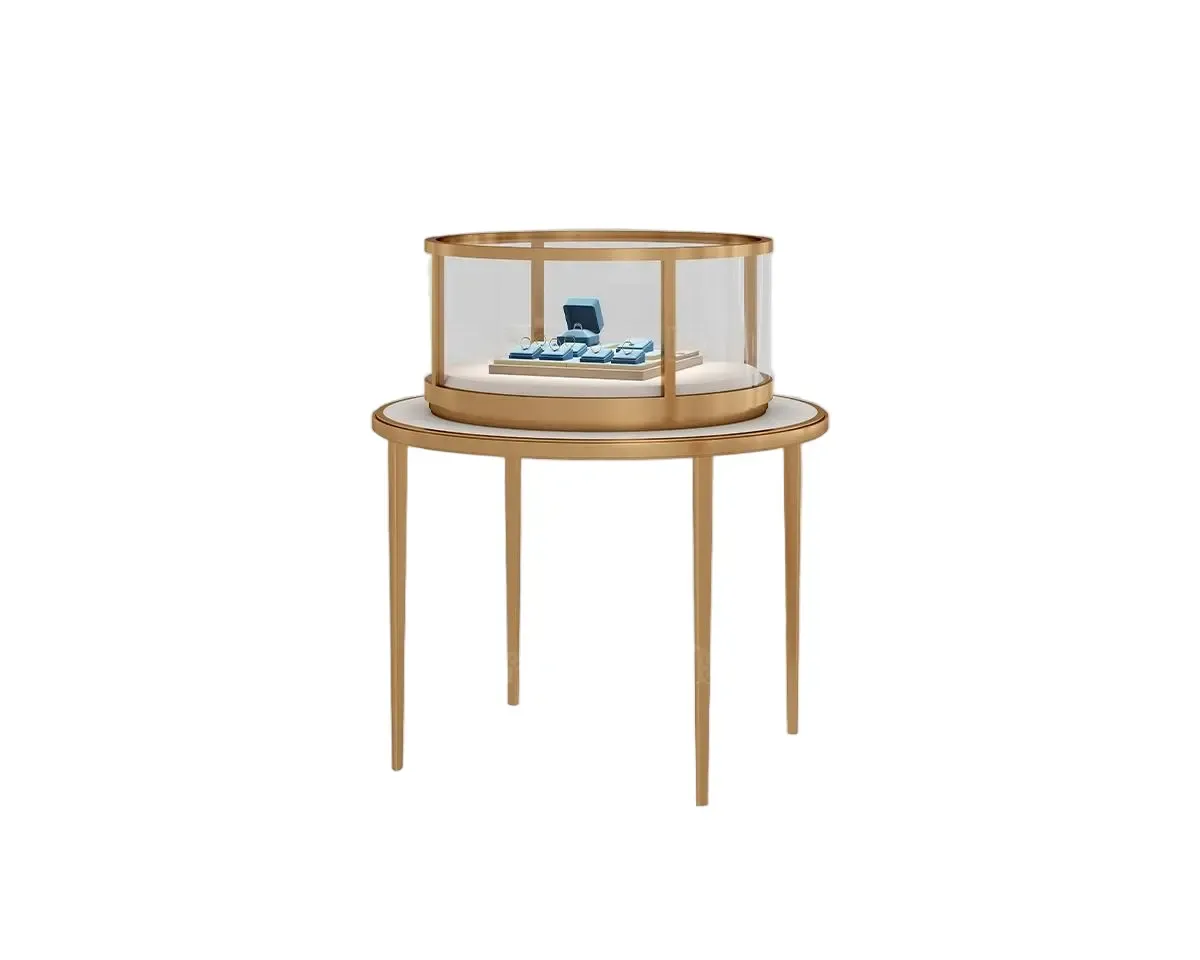 Custom Luxury Jewelry Island Showcase