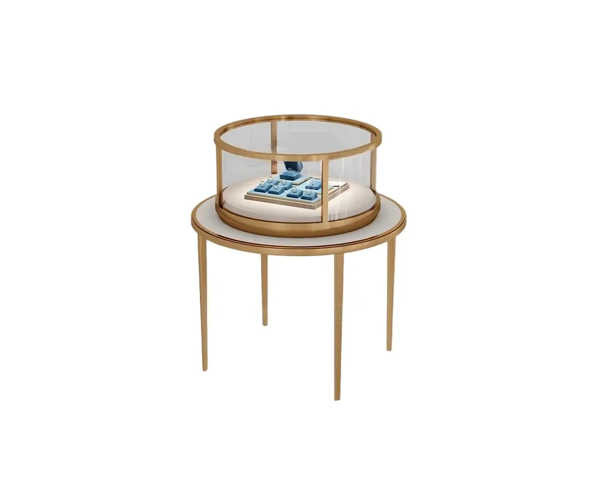 Custom Luxury Jewelry Island Showcase