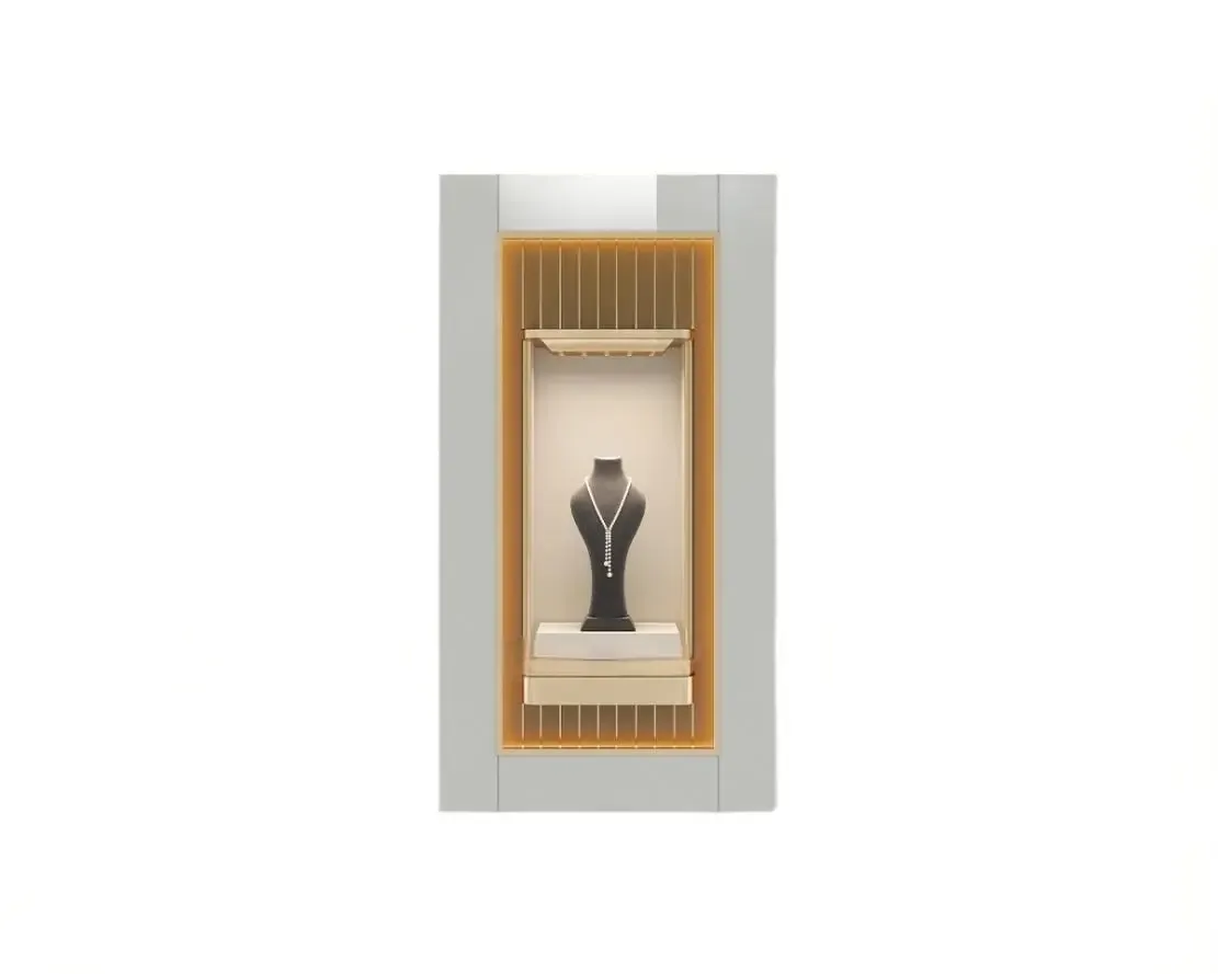 Custom Luxury Jewelry Wall Display Cabinet