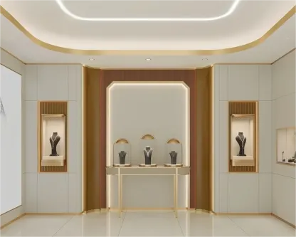 Custom Luxury Jewelry Wall Display Cabinet