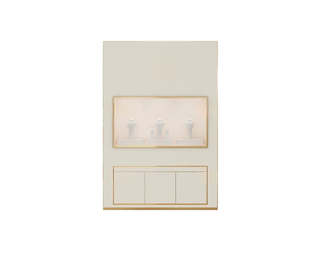 Custom Luxury Jewelry Wall Display Cabinet