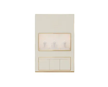 Custom Luxury Jewelry Wall Display Cabinet