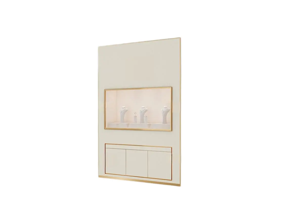 Custom Luxury Jewelry Wall Display Cabinet
