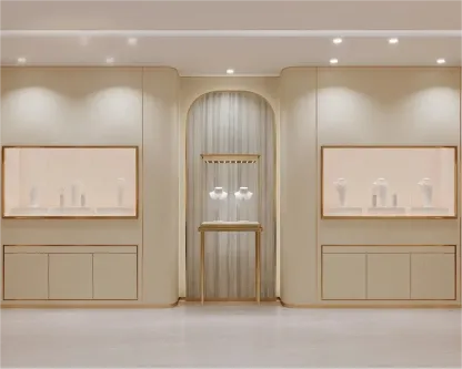 Custom Luxury Jewelry Wall Display Cabinet