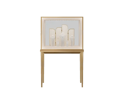 Custom Luxury Jewelry Tall Display Cabinet