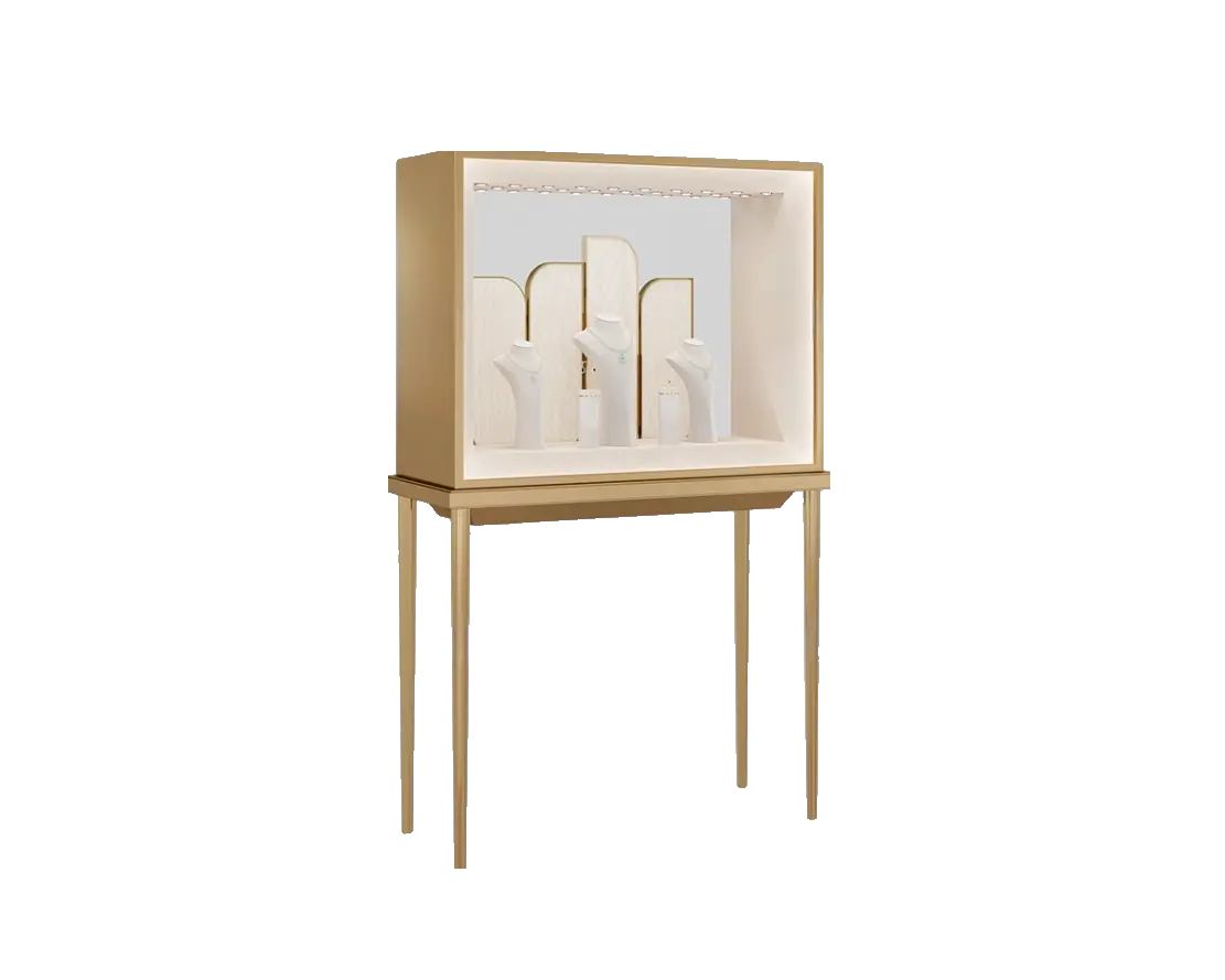 Custom Luxury Jewelry Tall Display Cabinet