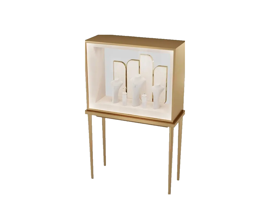 Custom Luxury Jewelry Tall Display Cabinet