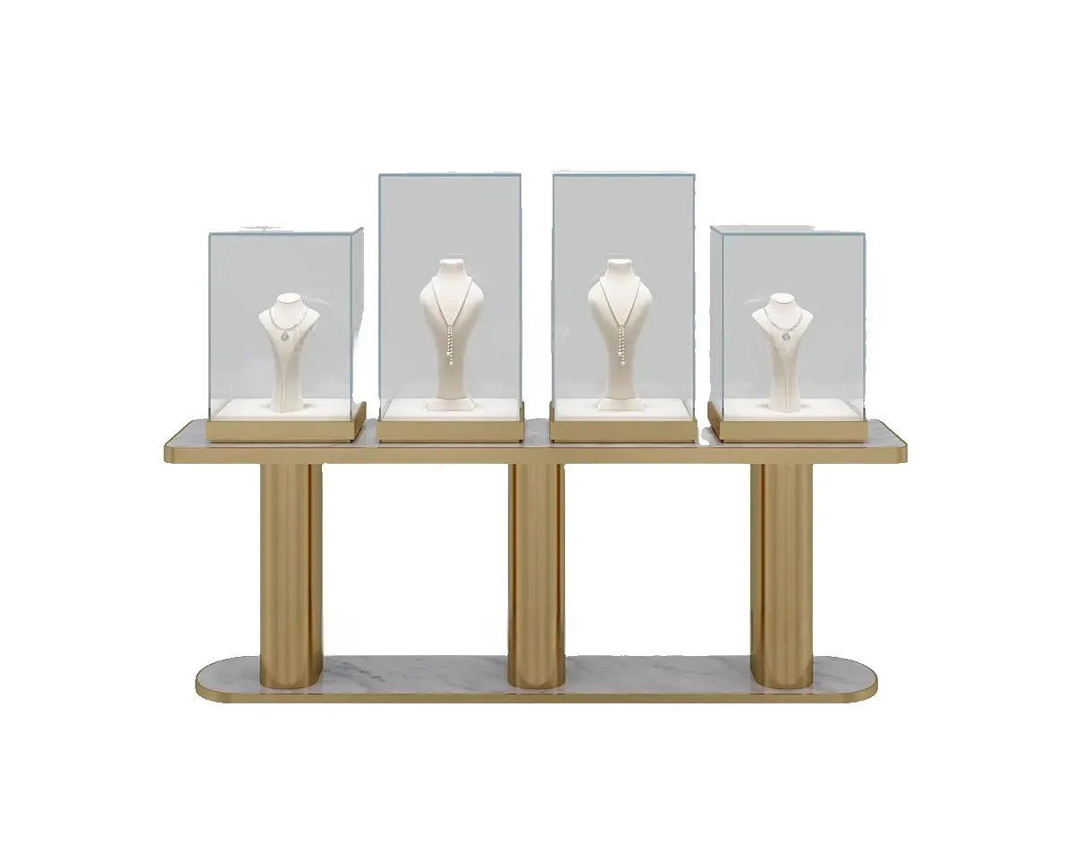 Custom Luxury Jewelry Island Showcase