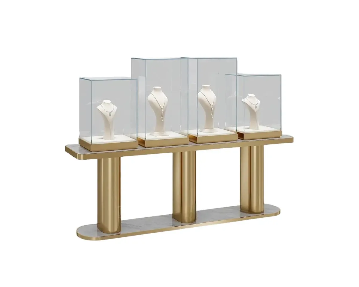 Custom Luxury Jewelry Island Showcase