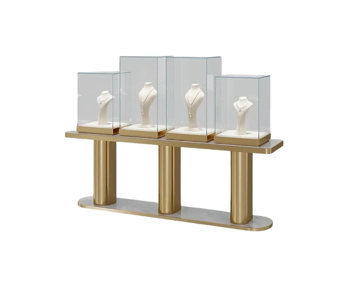 Custom Luxury Jewelry Island Showcase