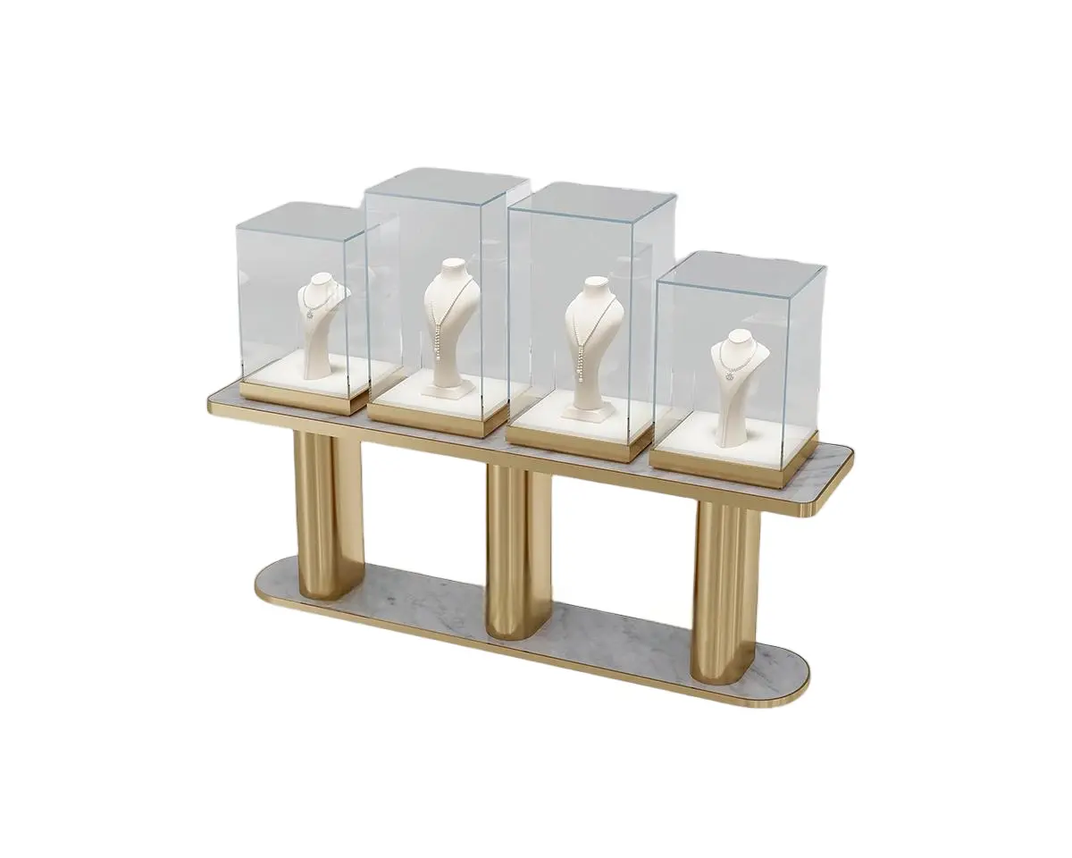 Custom Luxury Jewelry Island Showcase