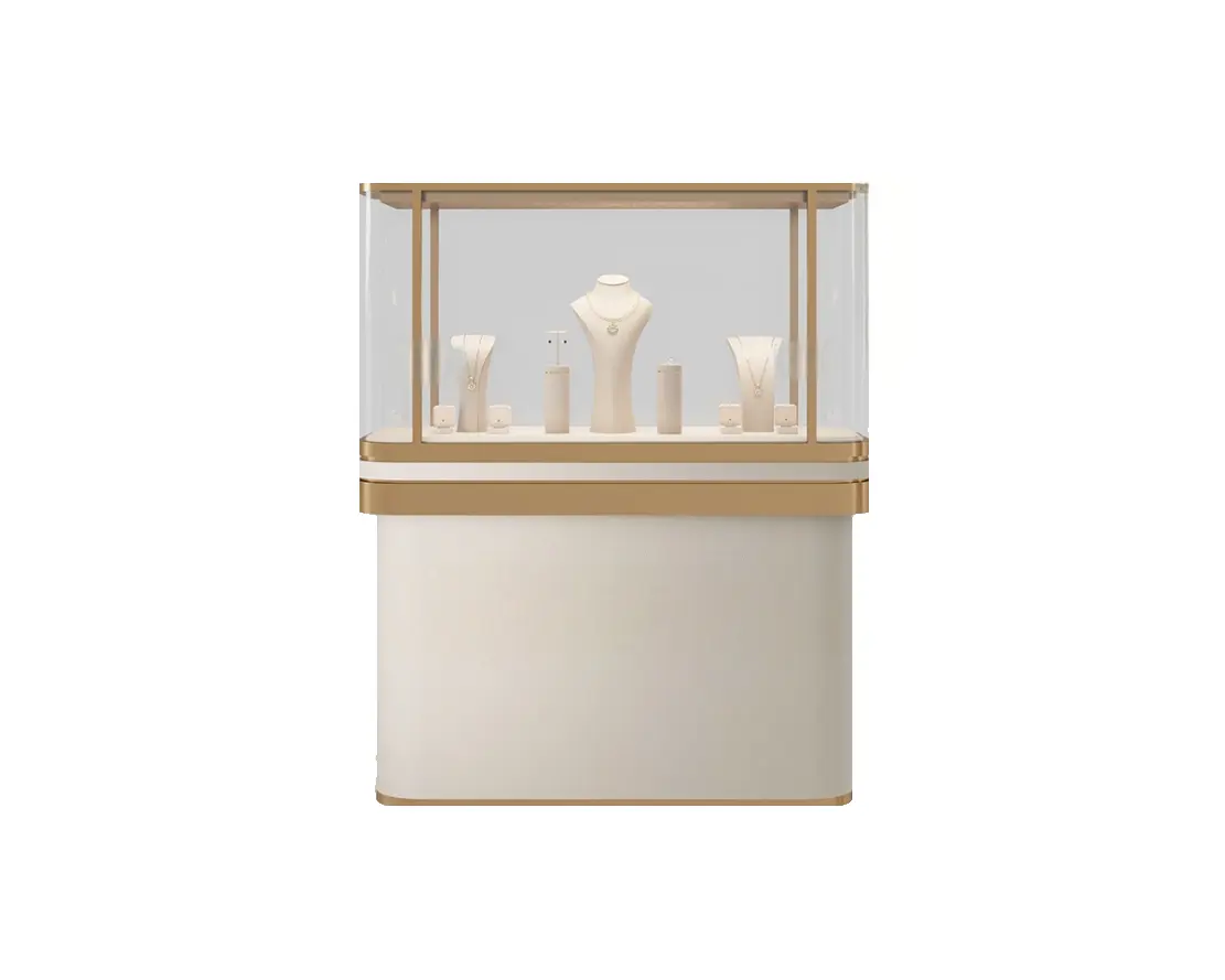 Custom Luxury Jewelry Tall Display Cabinet