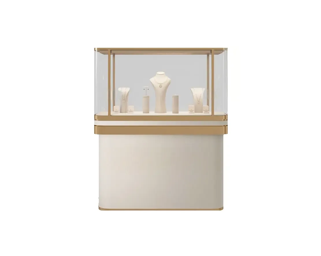 Custom Luxury Jewelry Tall Display Cabinet