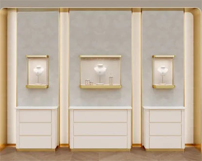Custom Luxury Jewelry Wall Display Cabinet