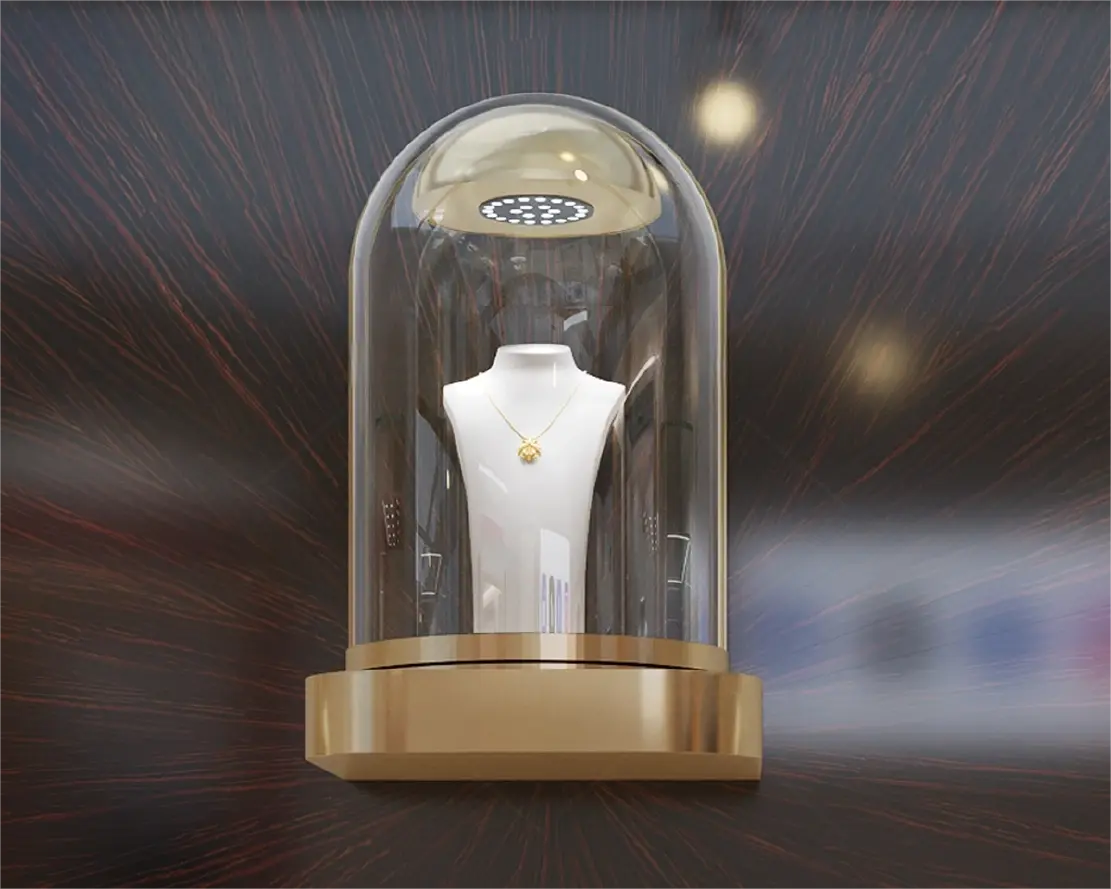 Custom Luxury Jewelry Wall Display Cabinet