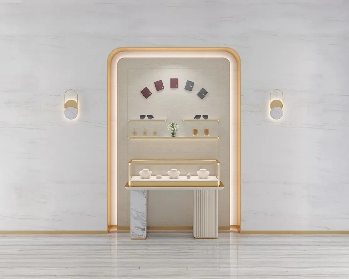 Custom Luxury Jewelry Wall Display Cabinet