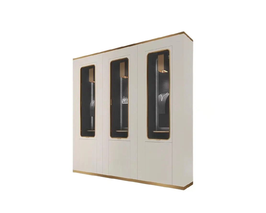 Custom Luxury Jewelry Wall Display Cabinet