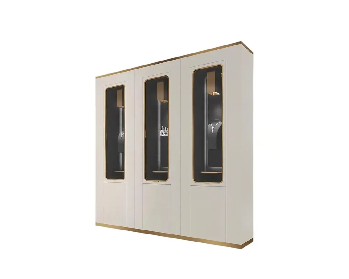 Custom Luxury Jewelry Wall Display Cabinet