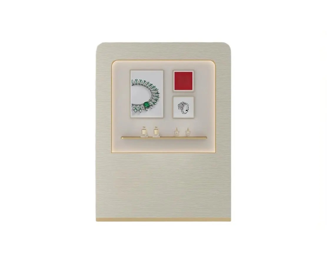 Custom Luxury Jewelry Wall Display Cabinet