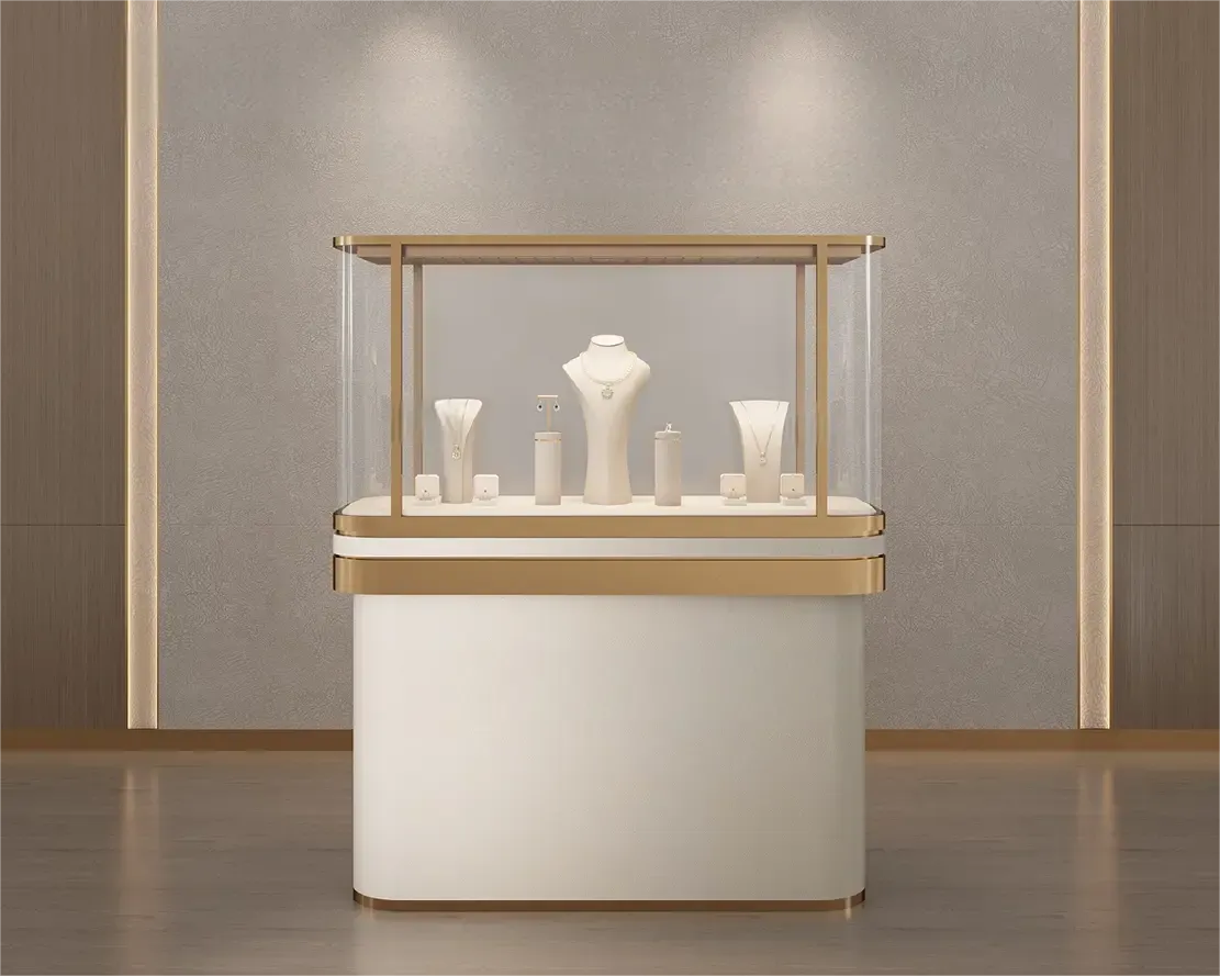 Custom Luxury Jewelry Tall Display Cabinet