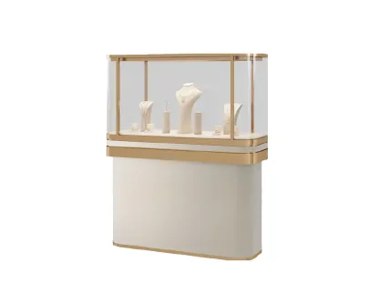 Custom Luxury Jewelry Tall Display Cabinet