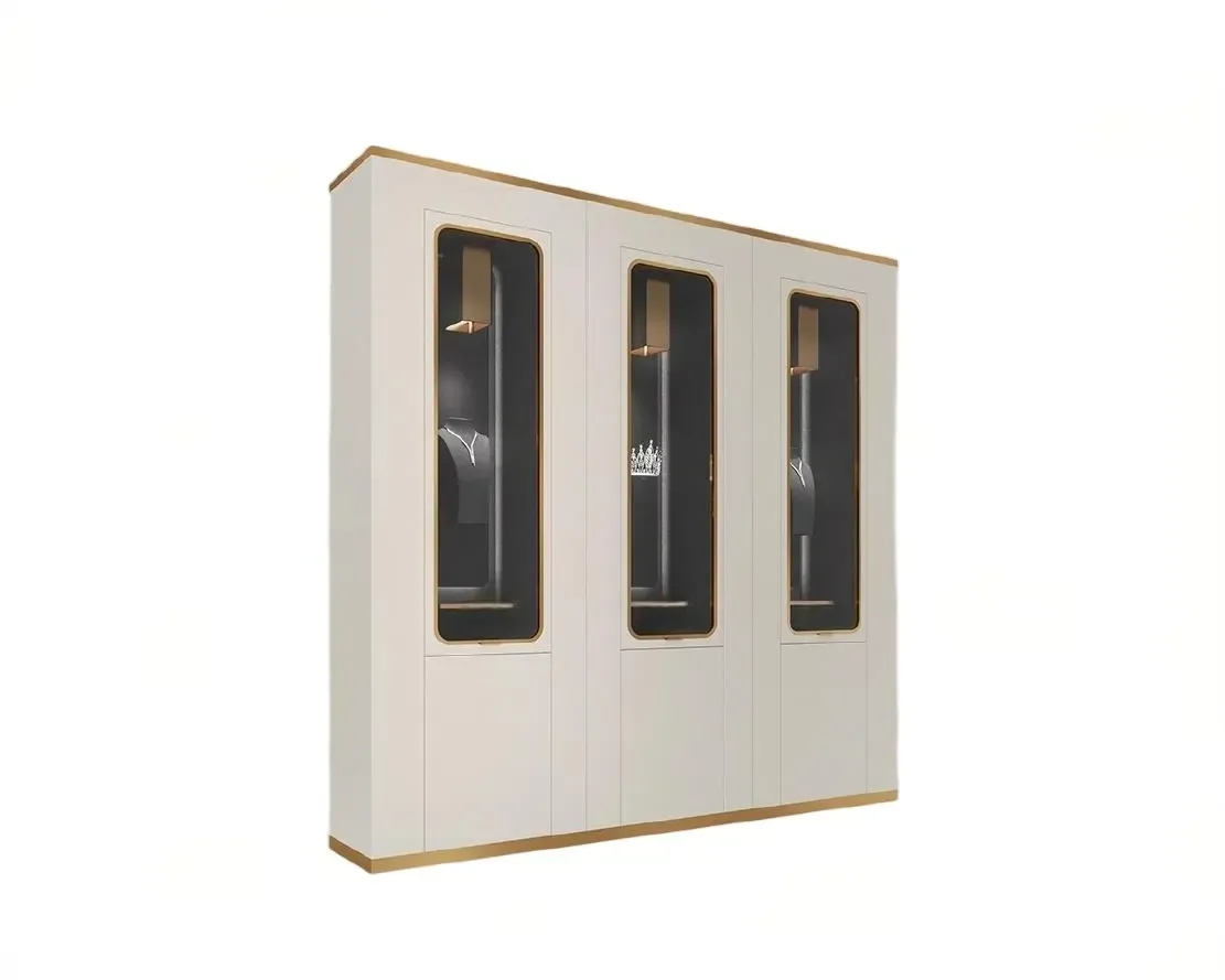 Custom Luxury Jewelry Wall Display Cabinet