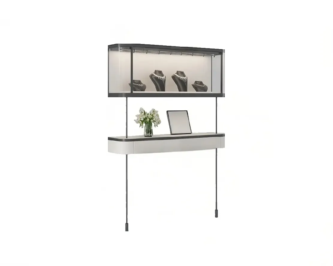 Custom Luxury Jewelry Wall Display Cabinet