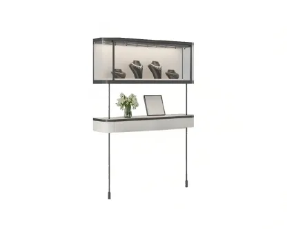 Custom Luxury Jewelry Wall Display Cabinet