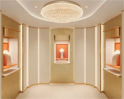 Custom Luxury Jewelry Wall Display Cabinet