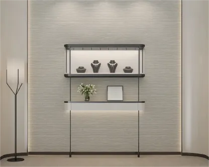 Custom Luxury Jewelry Wall Display Cabinet