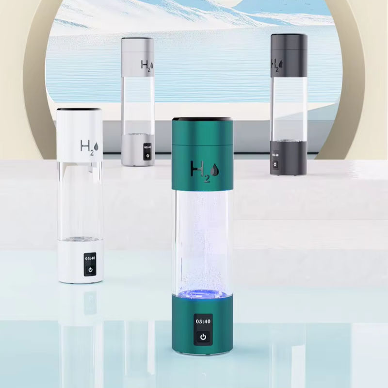 Factory Wholesale Hydrogen Water Bottles 270ml SPE Pem Water Electrolysis Hydrogen Generator Hydrogen Rich Ionizer Water Bottle Support Custom ABS-FQ-07A