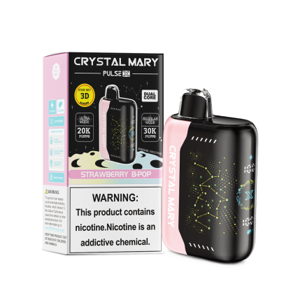 CRYSTAL MARY PulseX | 20K/30K Dual-Mode Disposable E-Cigarette | VPU Security System | 10 Popular Flavors