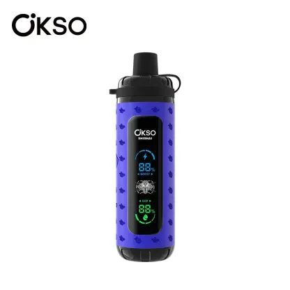 OKso Shisha Max 40k Disposable Vape 40000 Puffs Rechargeable Mesh Coil 0-5% Nicotine