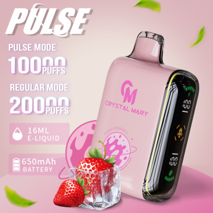 CRYSTAL MARY Pulse 10000 Puffs 20K Puffs Einweg-Vape E-Zigarette Dual Mesh Spirale