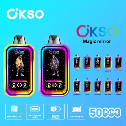 OKSO Magic Mirror 50000 Puffs Long-Lasting Vaping vape