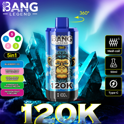 Bang Disposable Vape 120,000 Puffs 40ml | Multiple Flavors | OEM/ODM Supported
