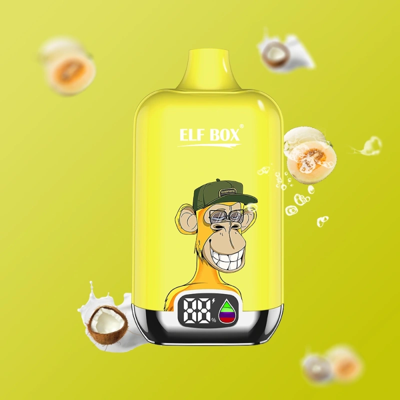 ELF BOX Digital 12000 Puffs Disposable Vape | Mesh Coil | LED Display | 0% 2% 3% 5% Nicotine Wholesale - CloudovaVape